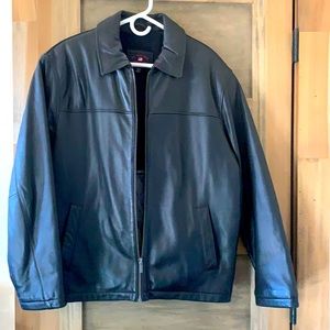 U.S. POLO ASSN. Black Leather Jacket